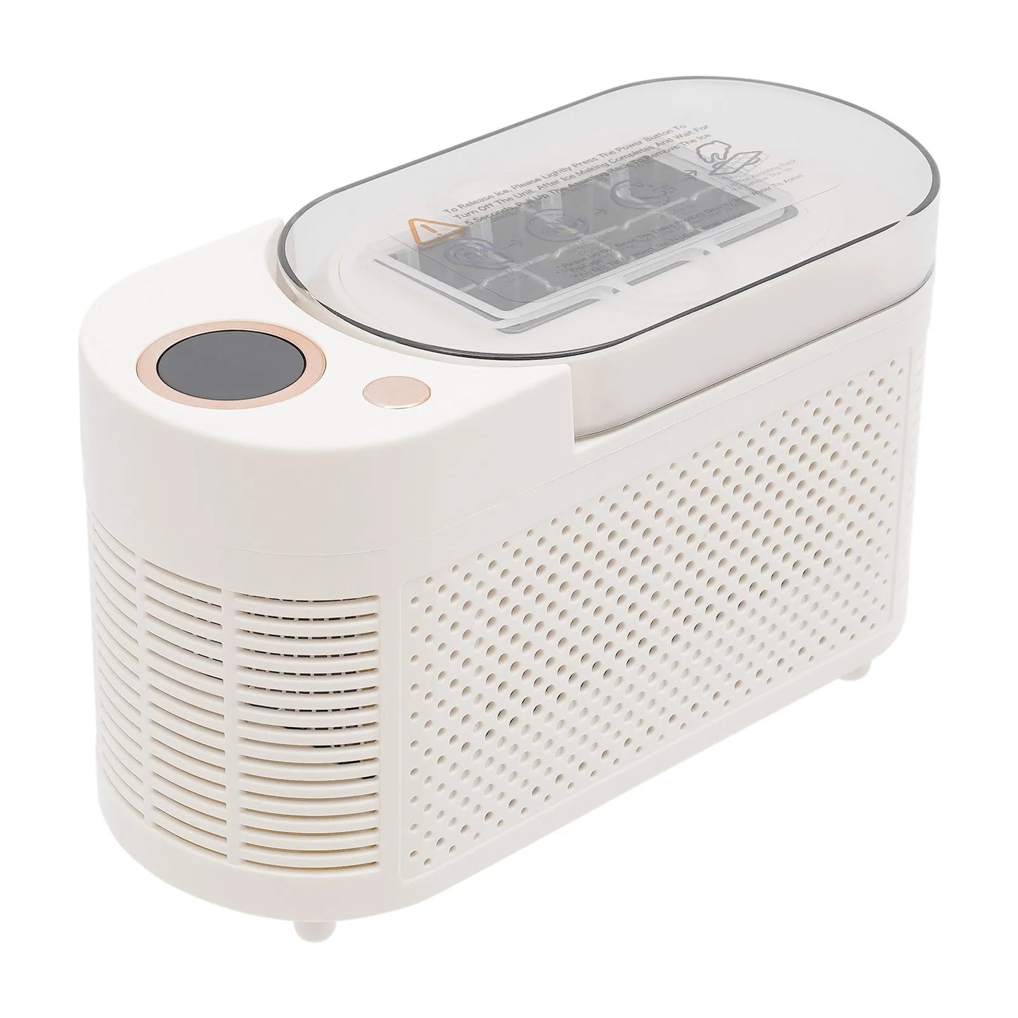 120W Portable Small Ice Maker, . 8 Cubes Compact  Ice-making .