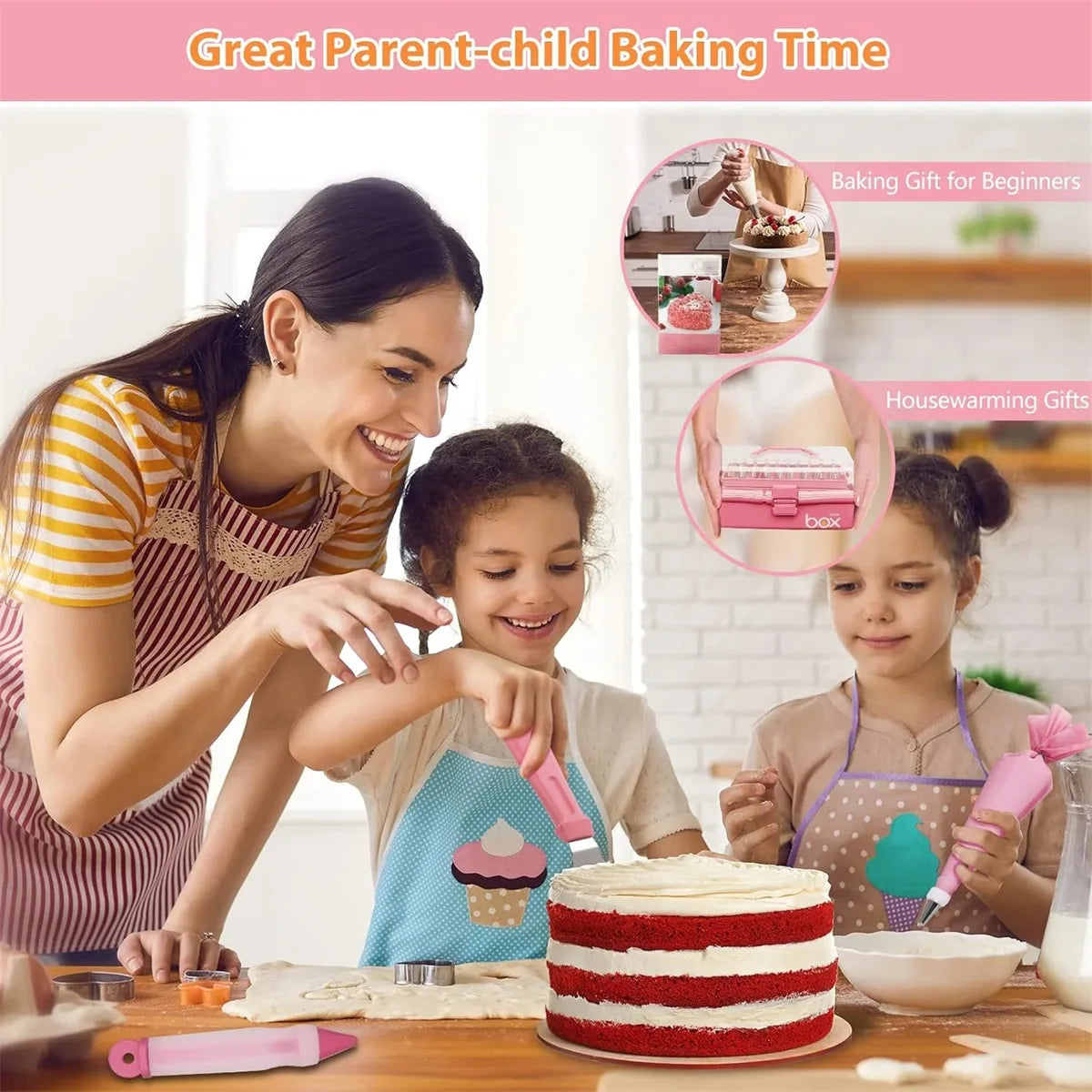 236Pcs Cake Decorating Tools Piping Bags and Tips Set  for Beginners,