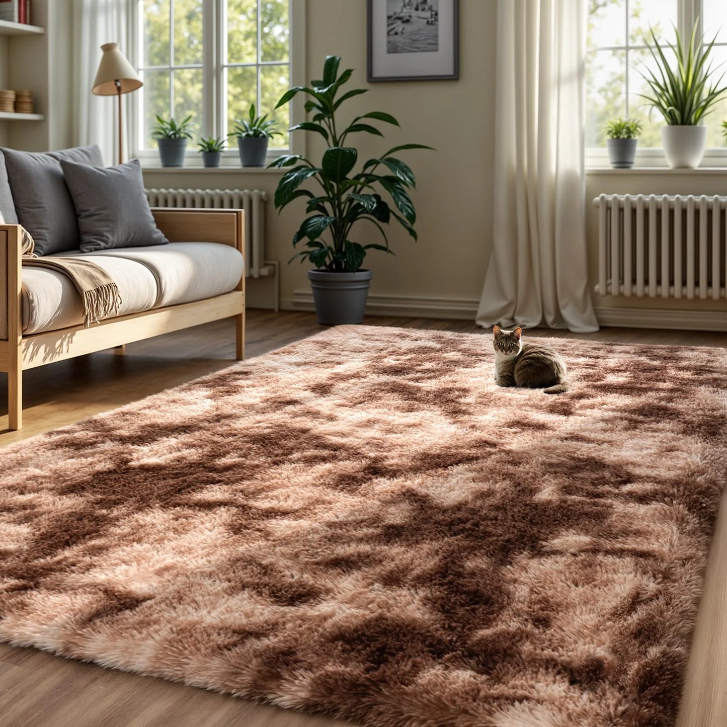 .Minimalist Style .Fluffy And Slip-Resistant.