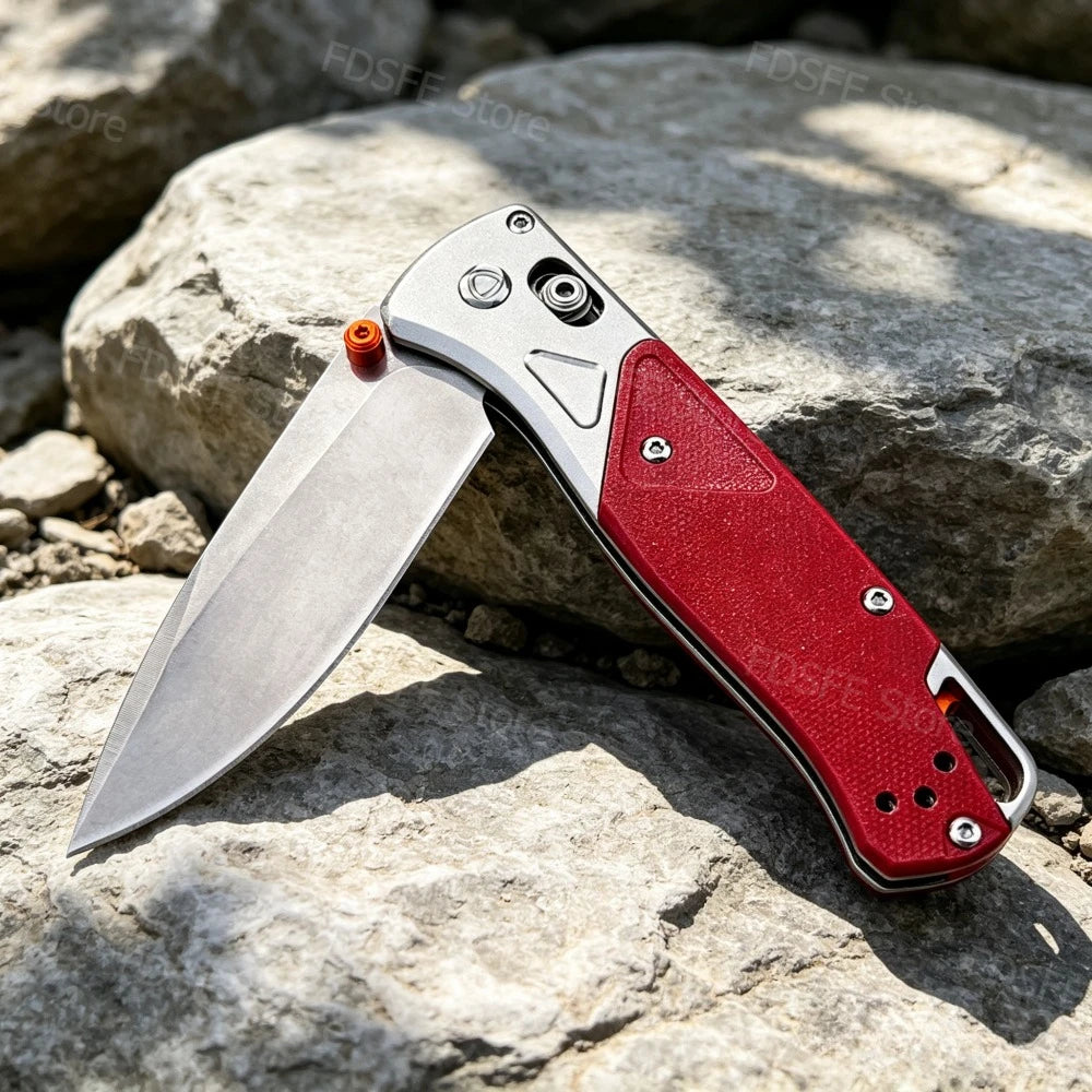 BM 53-5-9 Durable Outdoor Folding Knife 3.15'' Stainless Steel Blade