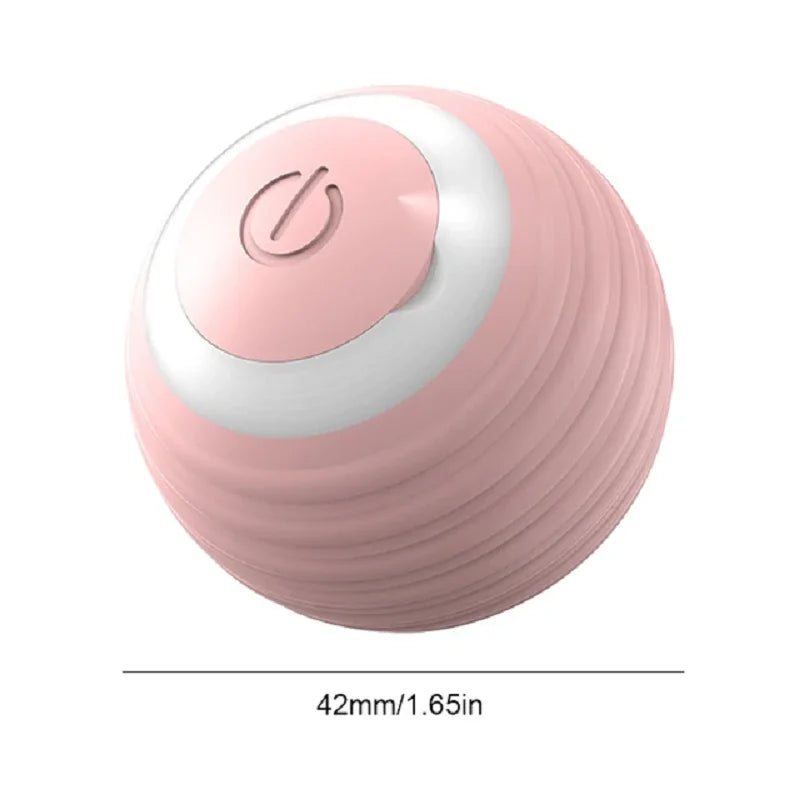 New Electric Cat Ball Toys Automatic Rolling Ball With Teaser Bird  Rechargeable