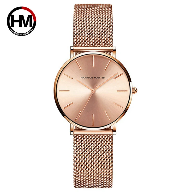 . Top Brand Hot Selling Quartz Watch Women Simple Elegant Steel. 36mm .Clock Banquet Matching & Work Leisure .