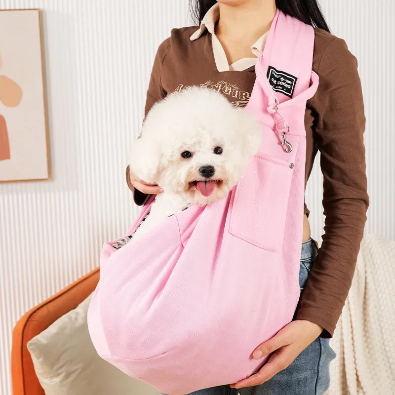 Comfortable Dog Bag Pet Crossbody Shoulder Bag .Cat Puppy Sling Carrier Bag.
