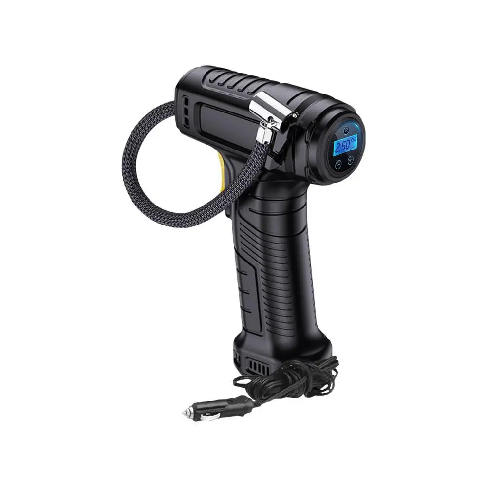 Portable Wireless Car Inflatable Pump 120W Electric Vehicle Tire Inflator.