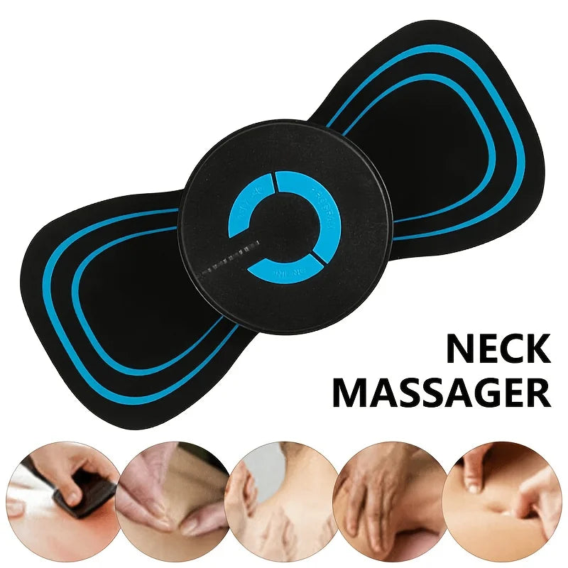 Mini Massager, Rechargeable Intelligent TENS Unit Muscle Stimulator for Pain Relief - FSA or HSA Eligible Deep Tissue EMS Massager Management for Back, Neck, Arm Electronic Pulse Machine