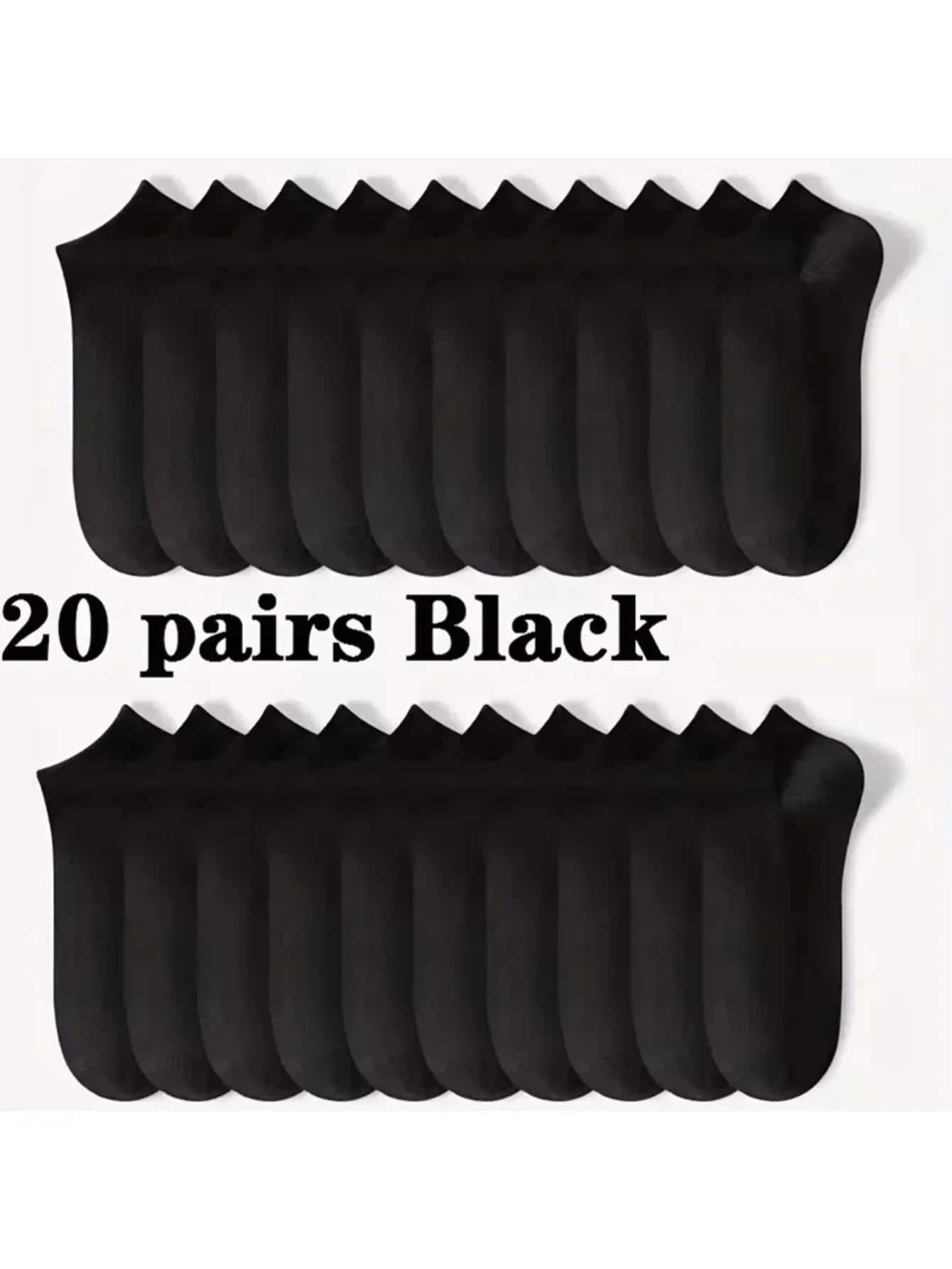 5/10-Pack Unisex Comfort-Fit Ankle Socks , Breathable & Lightweight -
