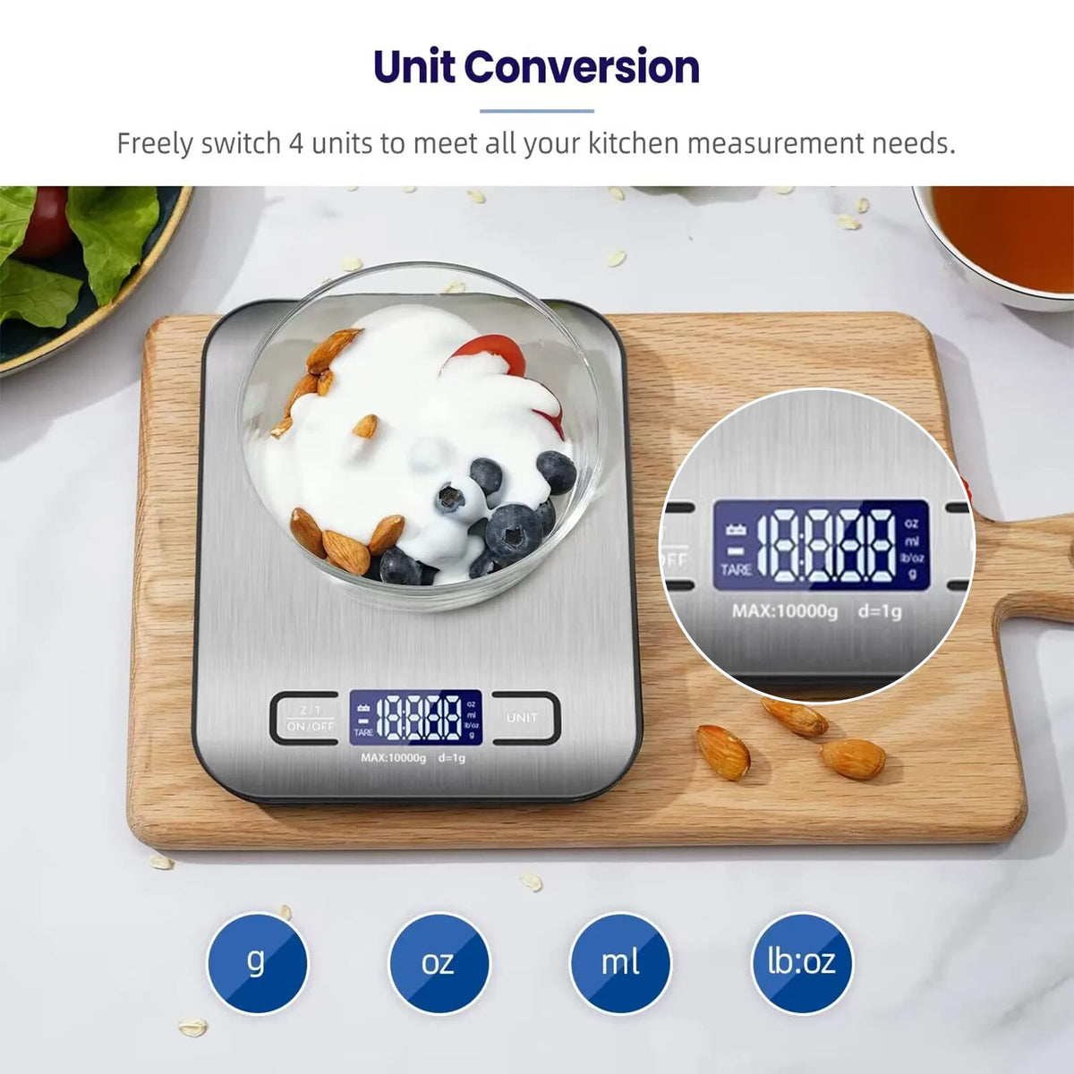 Mechanical Dial Scale Manual Food Scale with 2 Pound Capacity
