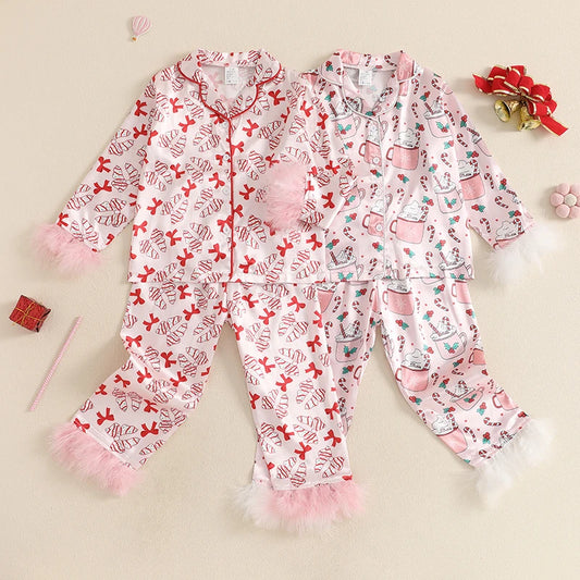 Toddler Baby Girl 2Pcs Christmas Pajamas