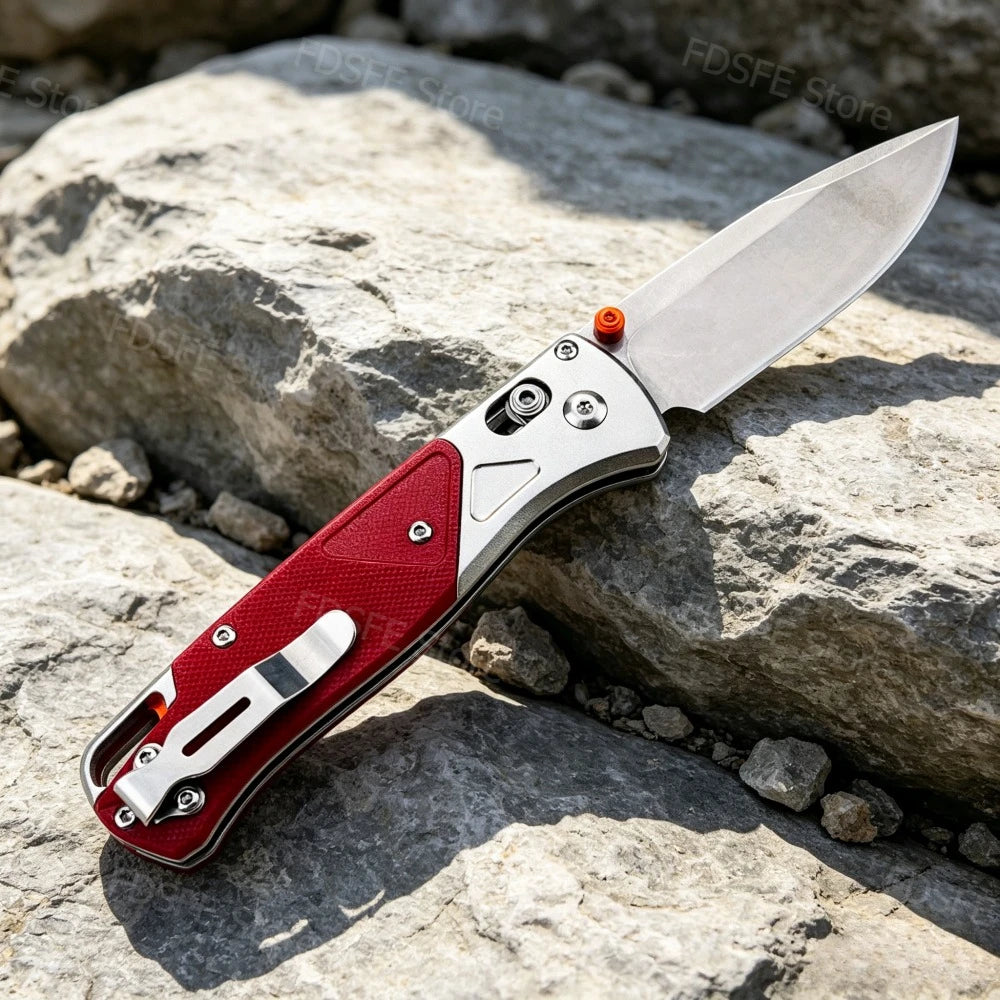BM 53-5-9 Durable Outdoor Folding Knife 3.15'' Stainless Steel Blade