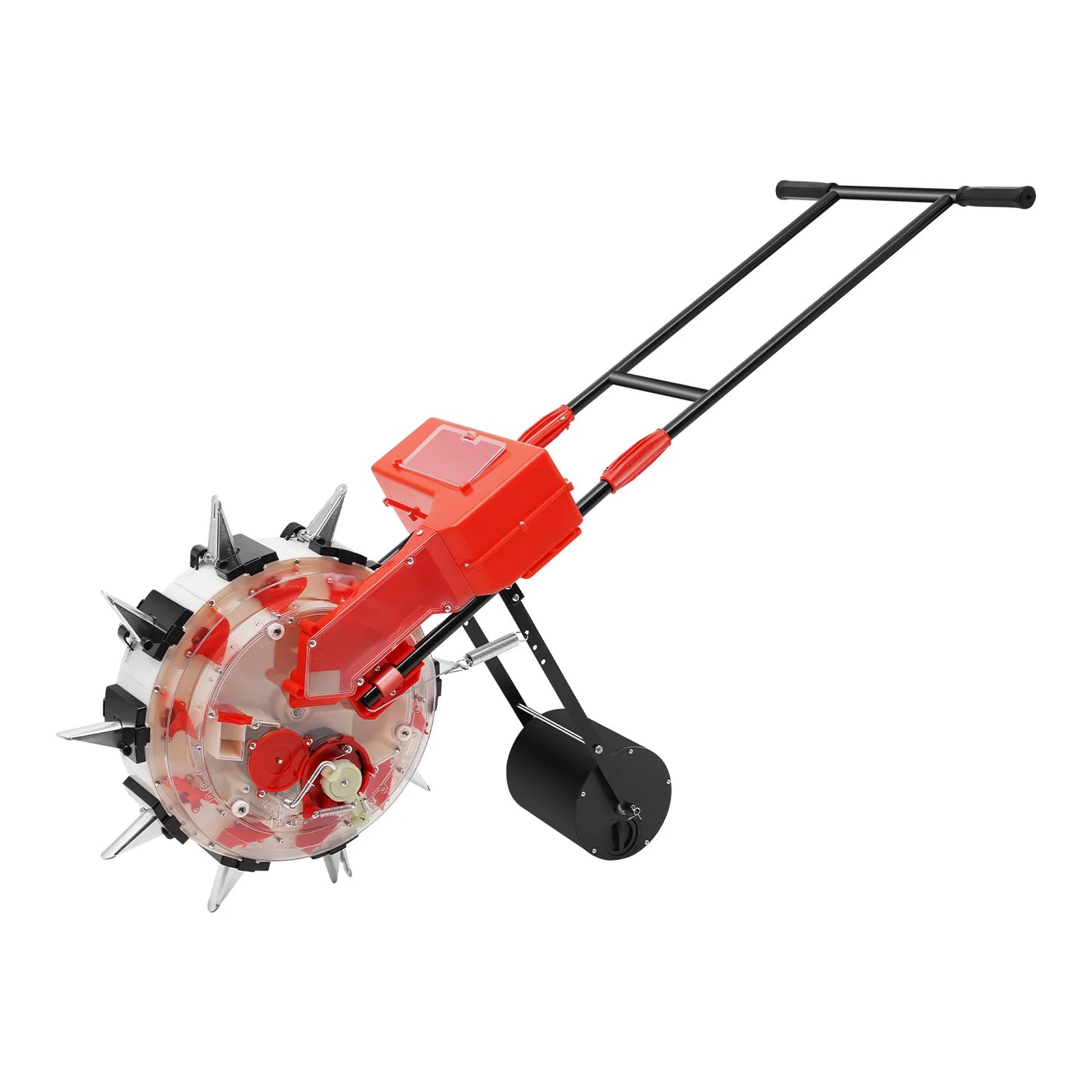 Hand-Push Seeder 10-Hole Garden Seeder Metal .