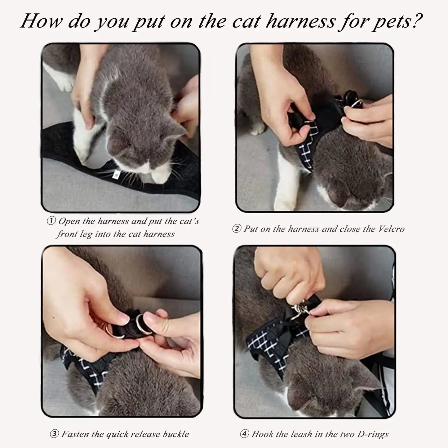 Adjustable Pet Harness with Bow Tie Leash Set Stylish Tuxedo Vest for Small Dogs and Cats .