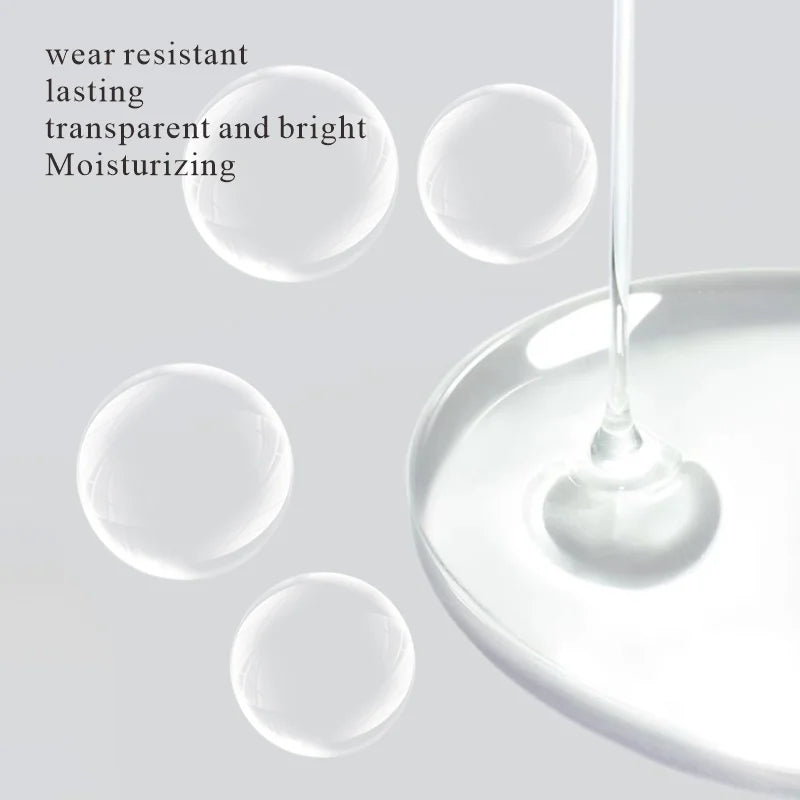 Professional Glass Top Coat Nail Gel for Perfect Manicure Finish