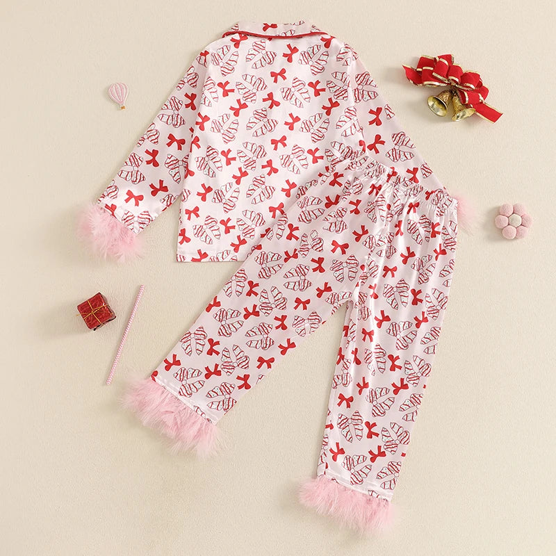 Toddler Baby Girl 2Pcs Christmas Pajamas