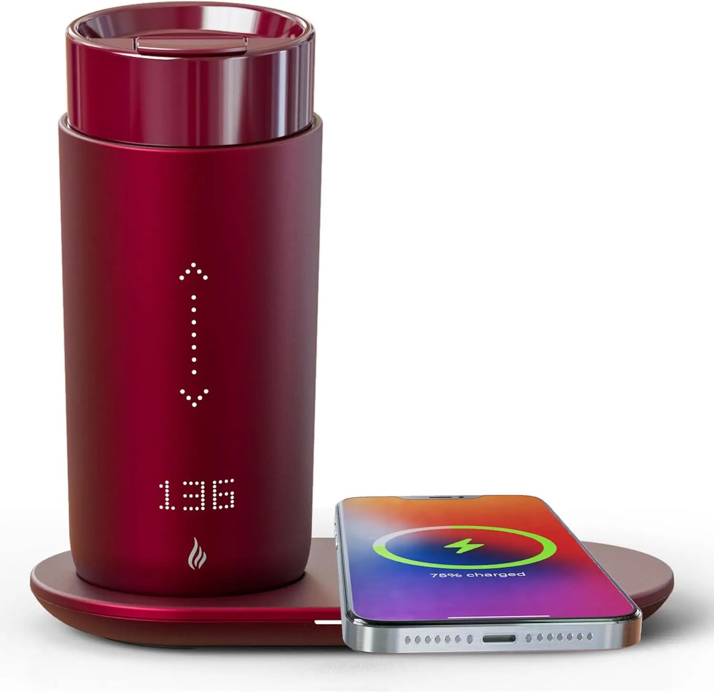 Temperature Control Heated Coffee Mug Smart Self Heating Travel Mug 12 Oz