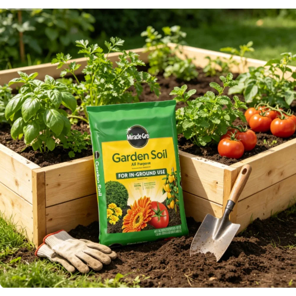 Miracle-Gro Garden Soil General Purpose, 1.5 cubic feet.