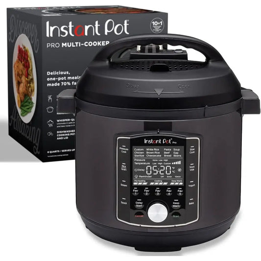 6-Quart 10-in-1 Multi-Functional Cooker: with 800+ Recipe