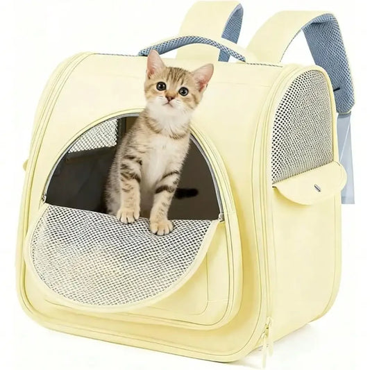 Large Cat Carrier Backpack For Small Dogs And Medium Cats Comfort And Safety Design Reduces Pressure .