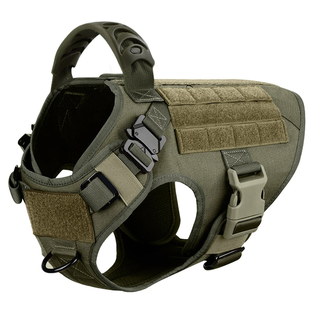 Large Dog Harness And Leash Set Pet German Shepherd Malinois Training Walking Vest Dog