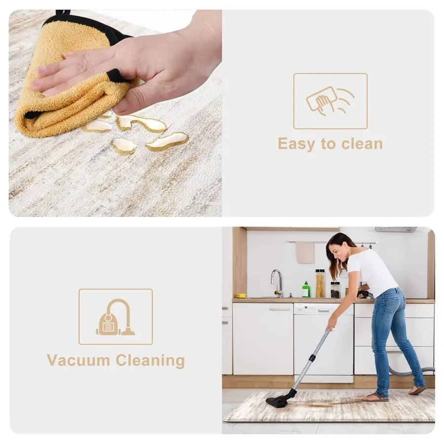 Anti Fatigue Kitchen Mats for Floor 2 Piece, Cushioned