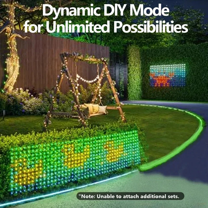 Smart Net Lights Outdoor, RGB&IC Lights with App/Remote Control.