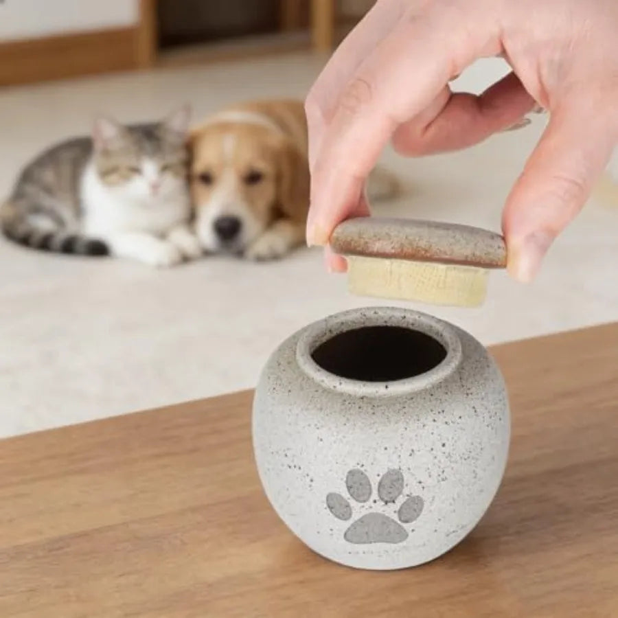 Pet Urn for Dogs Cats 2.76 Inch Small Urn for Pet Ashes Cremation .